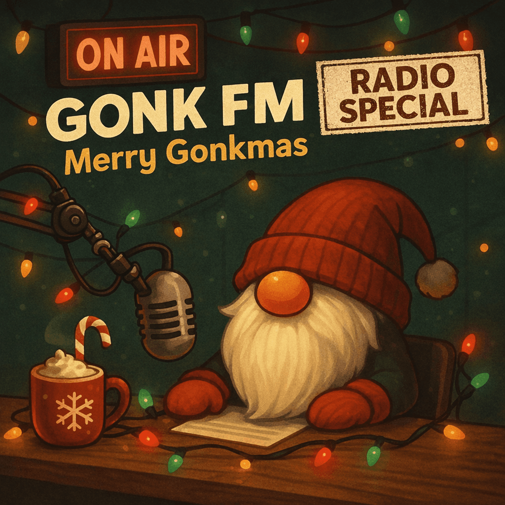 GONK FM — Merry Gonkmas — Radio Special (NR-001) cover